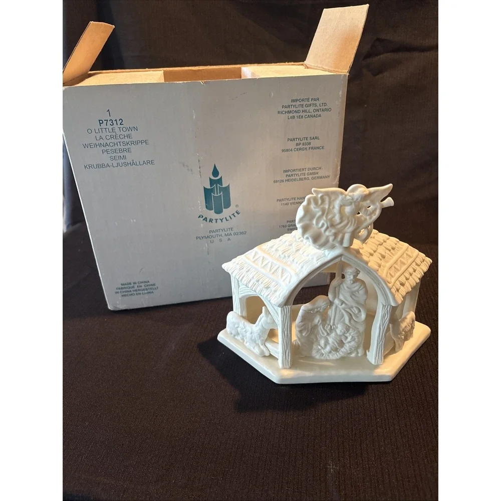 Partylite Christmas Nativity Scene O Little Town P7312 NIB